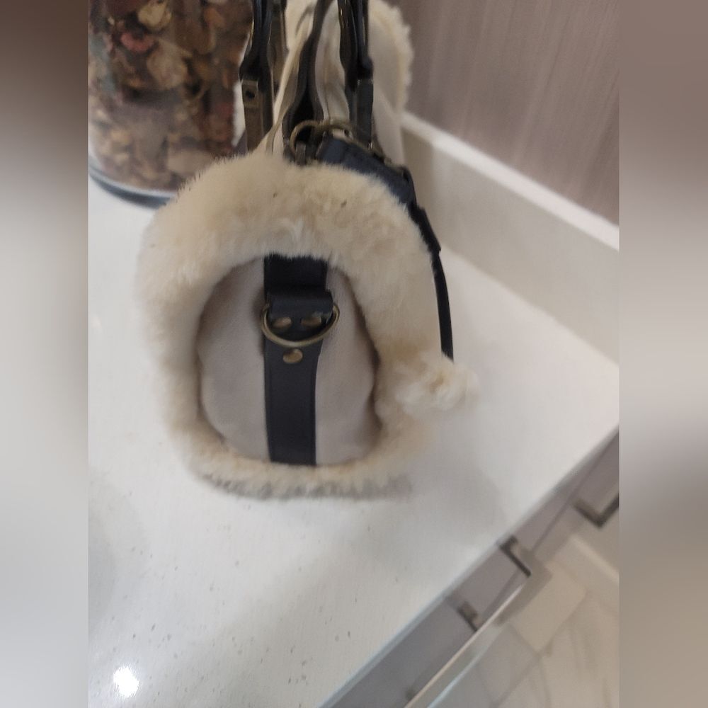 Ugg Australia Beige Suede Handbag - Picture 5 of 13